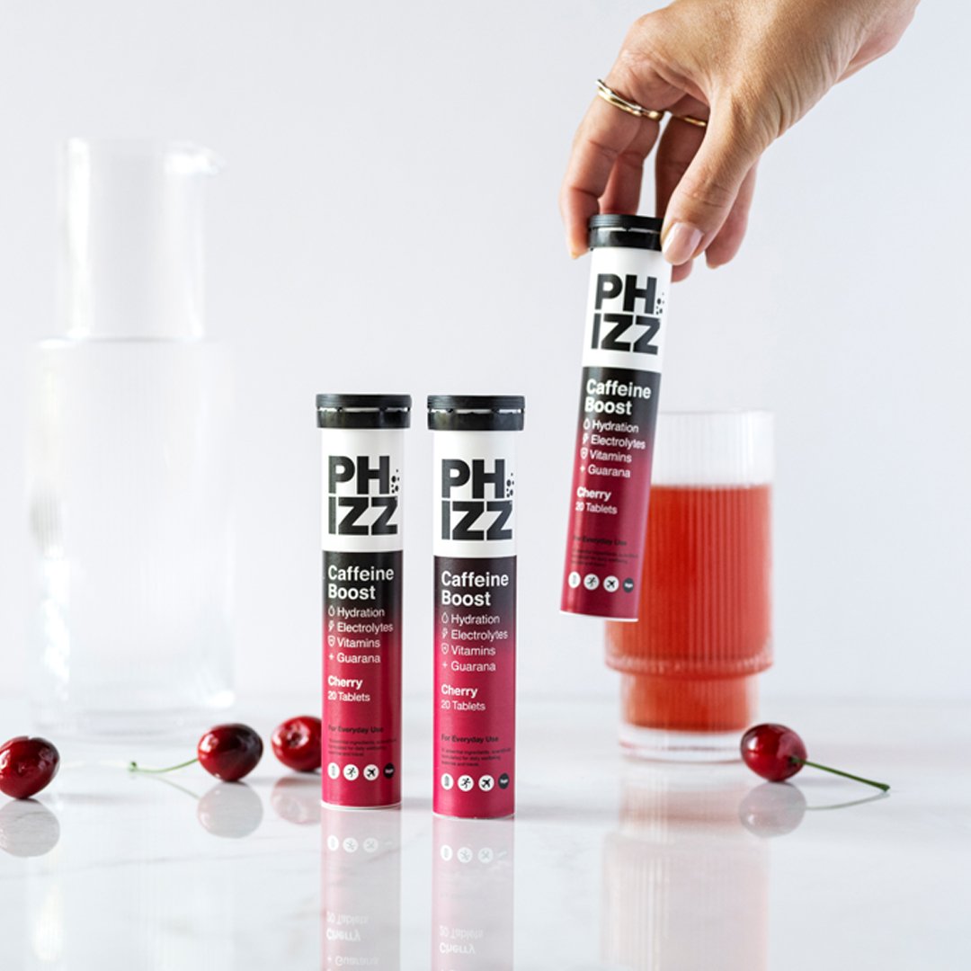 Caffeine Boost 3-in-1 Hydration, Electrolytes & Vitamins - Phizz