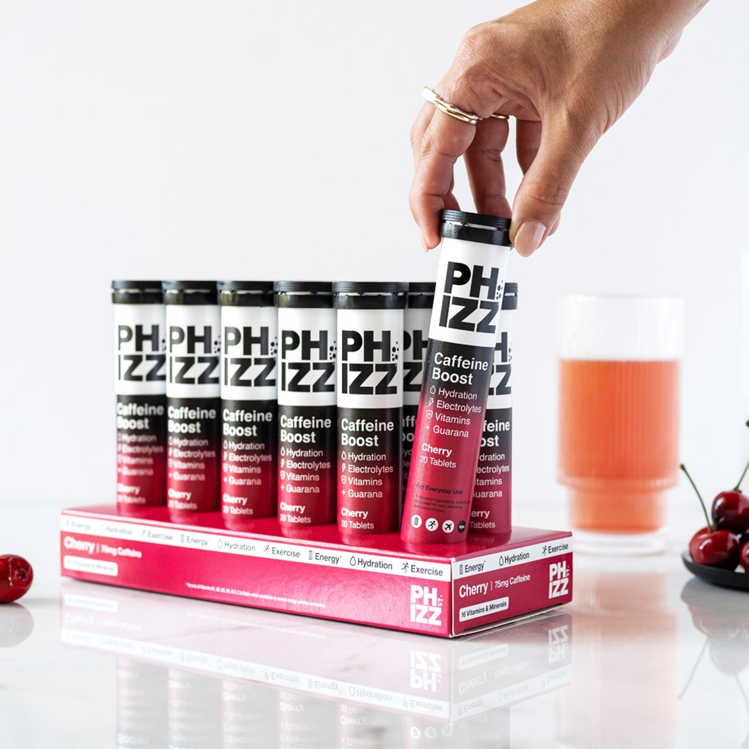 Caffeine Boost 3-in-1 Hydration, Electrolytes & Vitamins - Phizz
