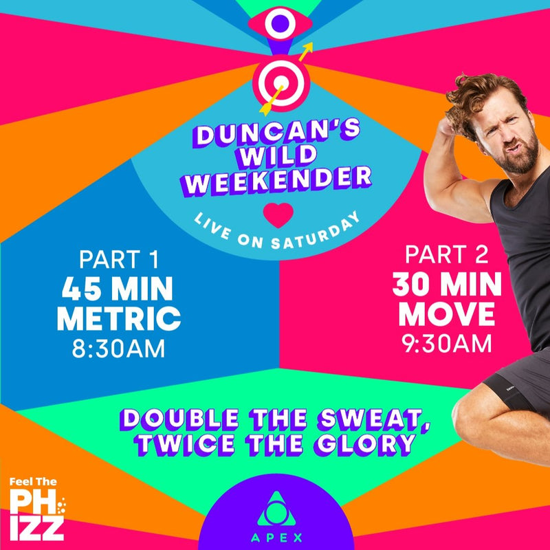 Get Your Sweat on with Duncan's Wild Weekender - Phizz