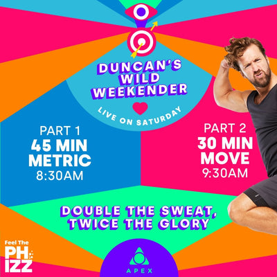 Get Your Sweat on with Duncan's Wild Weekender