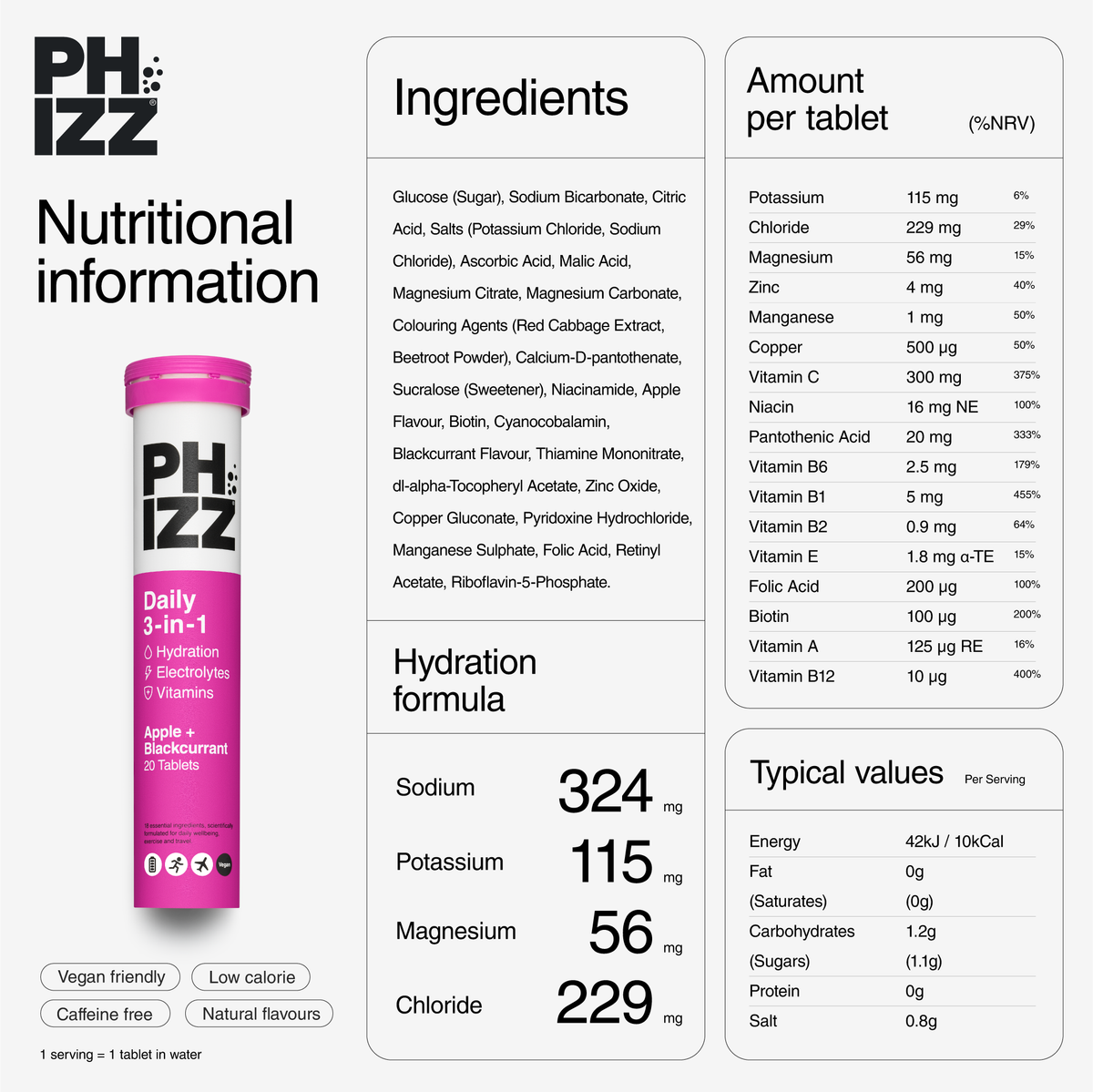 Daily 3-in-1 Apple & Blackcurrant