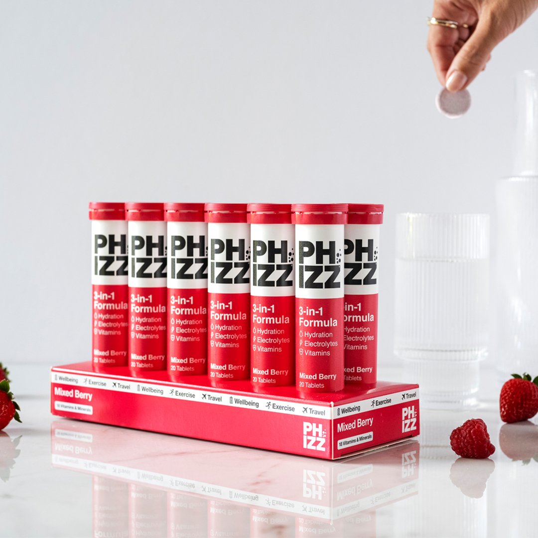 3-in-1 Hydration, Electrolytes & Vitamins - Phizz