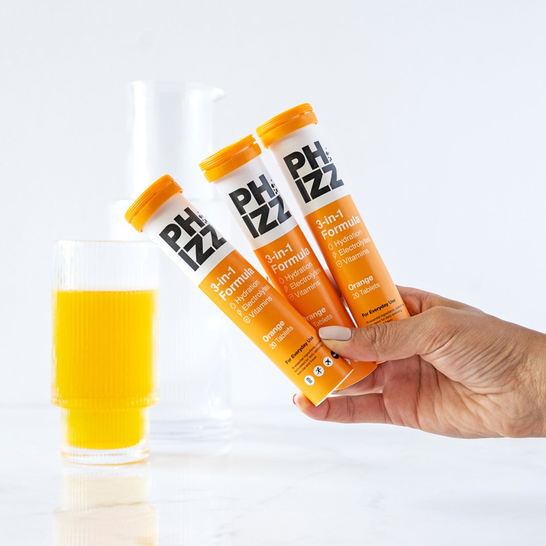 3-in-1 Hydration, Electrolytes & Vitamins - Phizz