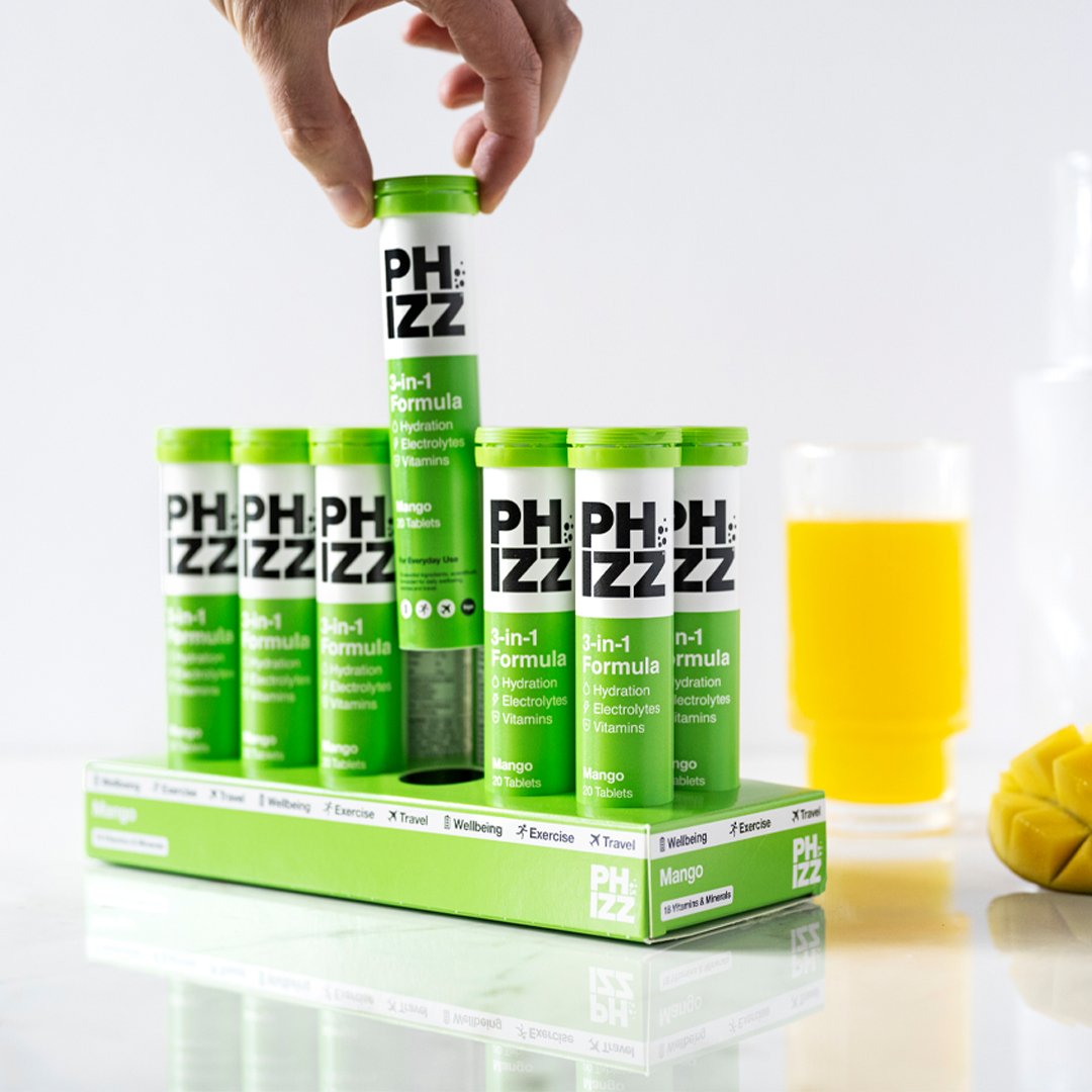 3-in-1 Hydration, Electrolytes & Vitamins - Phizz