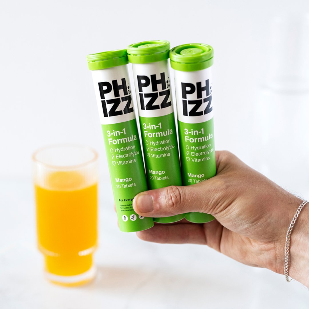3-in-1 Hydration, Electrolytes & Vitamins - Phizz