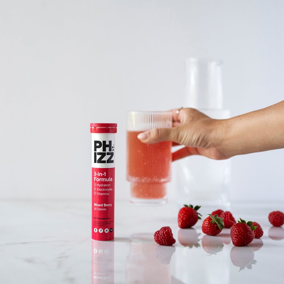 3-in-1 Hydration, Electrolytes & Vitamins (80's) - Phizz