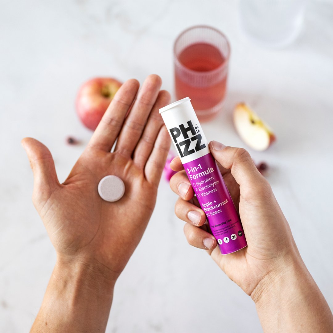 3-in-1 Hydration, Electrolytes & Vitamins (80's) - Phizz