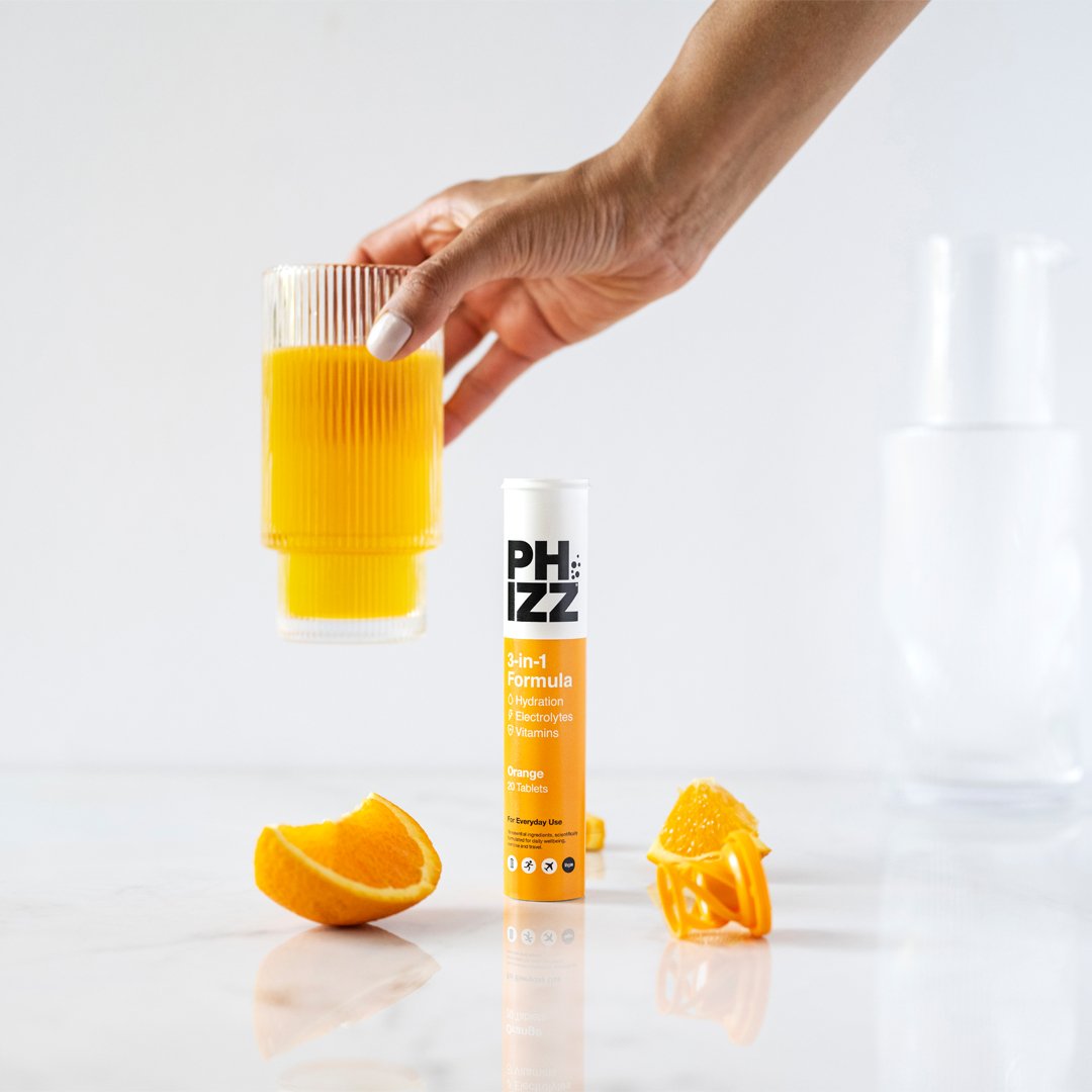 3-in-1 Hydration, Electrolytes & Vitamins (80's) - Phizz
