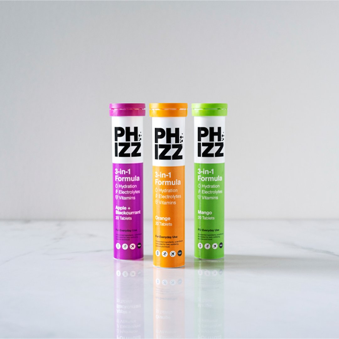 3-in-1 Hydration, Electrolytes & Vitamins - Phizz