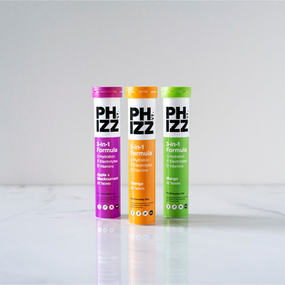 3-in-1 Hydration, Electrolytes & Vitamins - Phizz