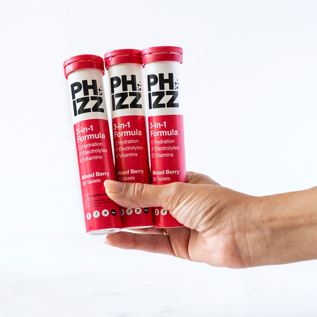 3-in-1 Hydration, Electrolytes & Vitamins - Phizz