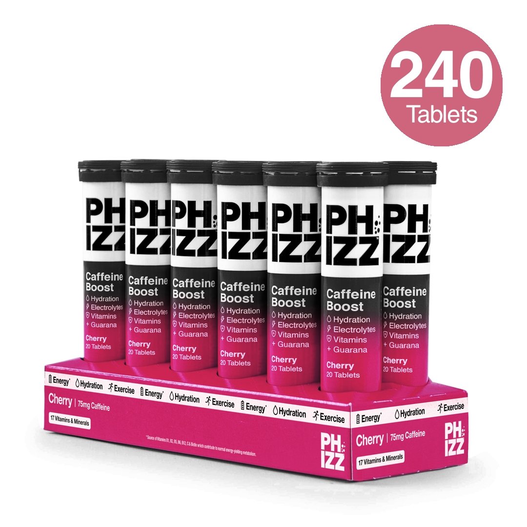 Caffeine Boost 3-in-1 Hydration, Electrolytes and Vitamins Effervescent Tablets - Phizz