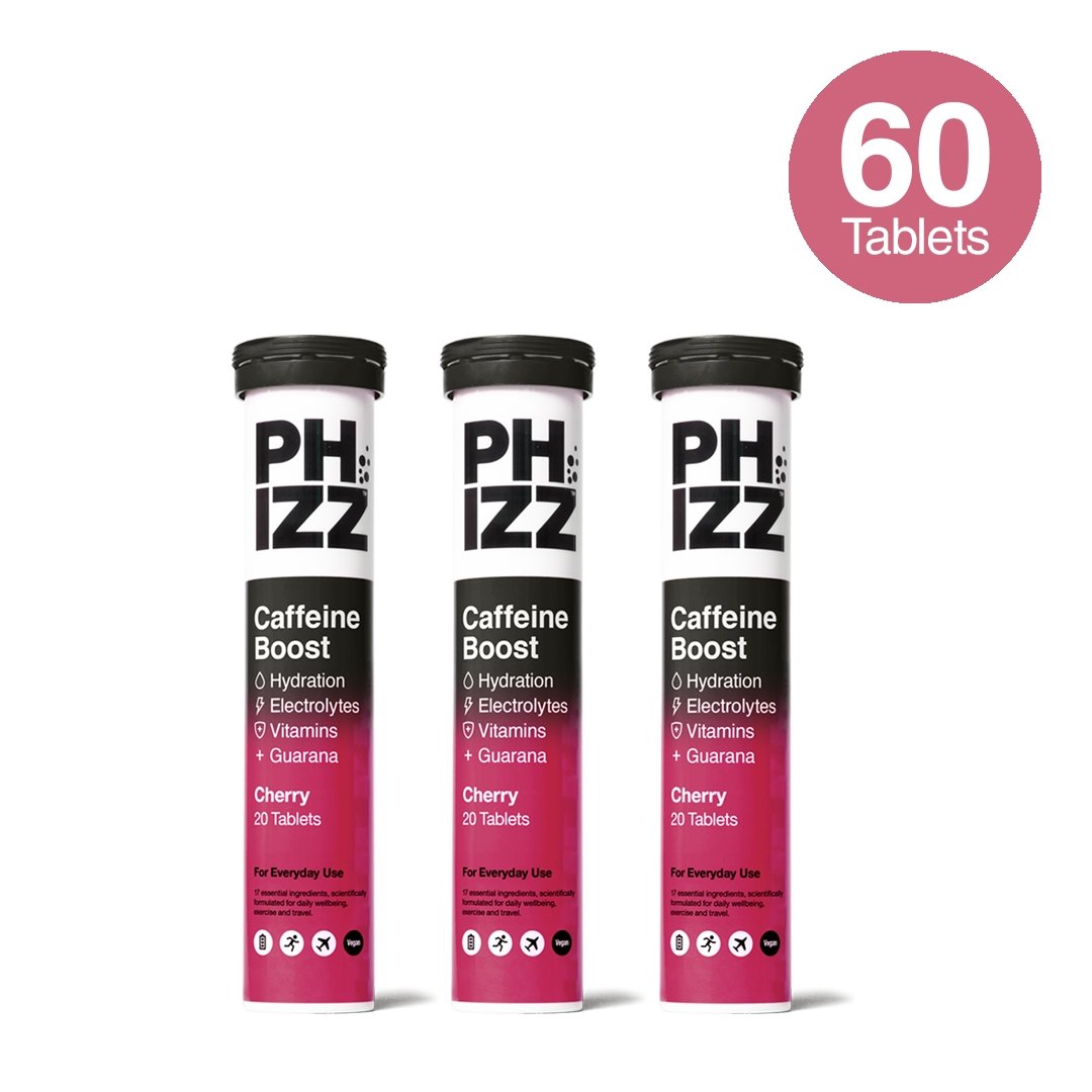 Caffeine Boost 3-in-1 Hydration, Electrolytes and Vitamins Effervescent Tablets - Phizz