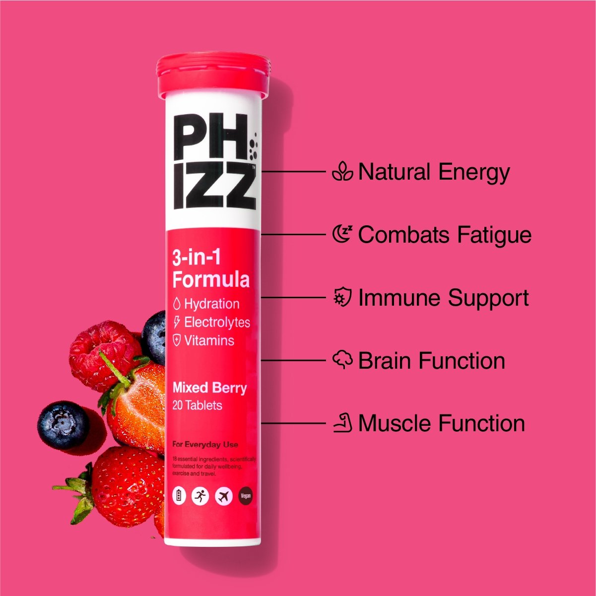 Wholesale | 12 x 20 Tablet Tubes - Phizz